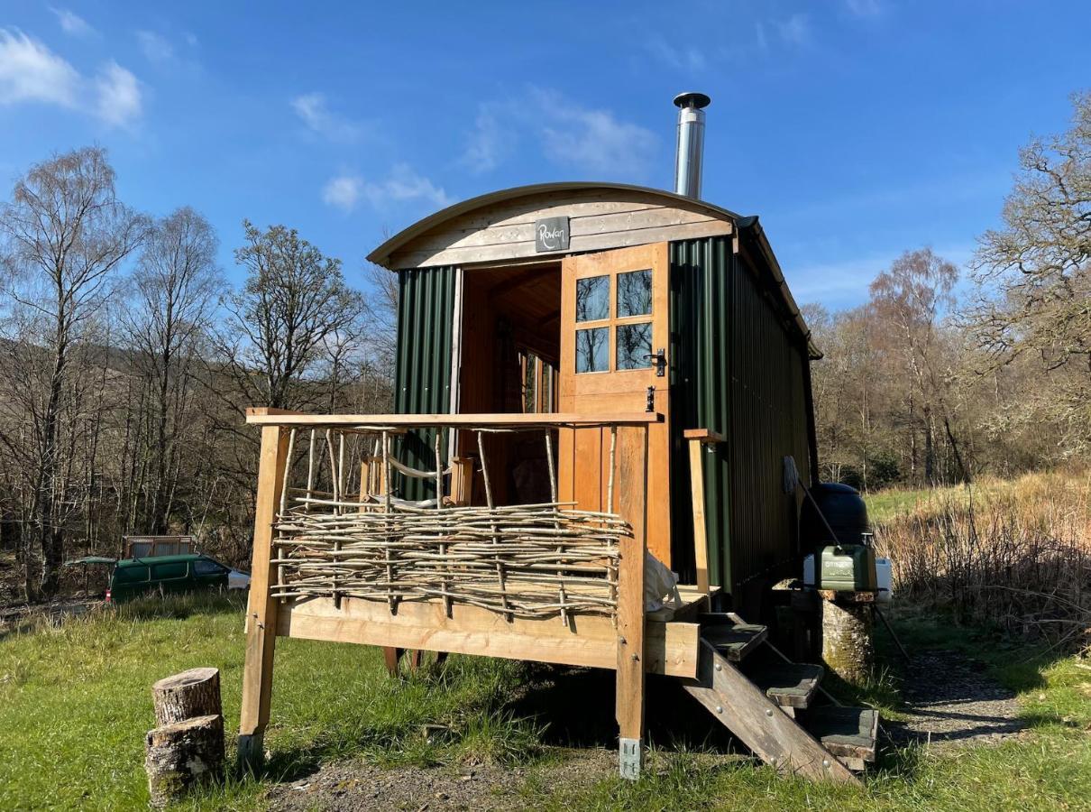 הוילה קאסל דאגלס Cosy Woodland Off Grid Shepherds Hut - Rowan מראה חיצוני תמונה