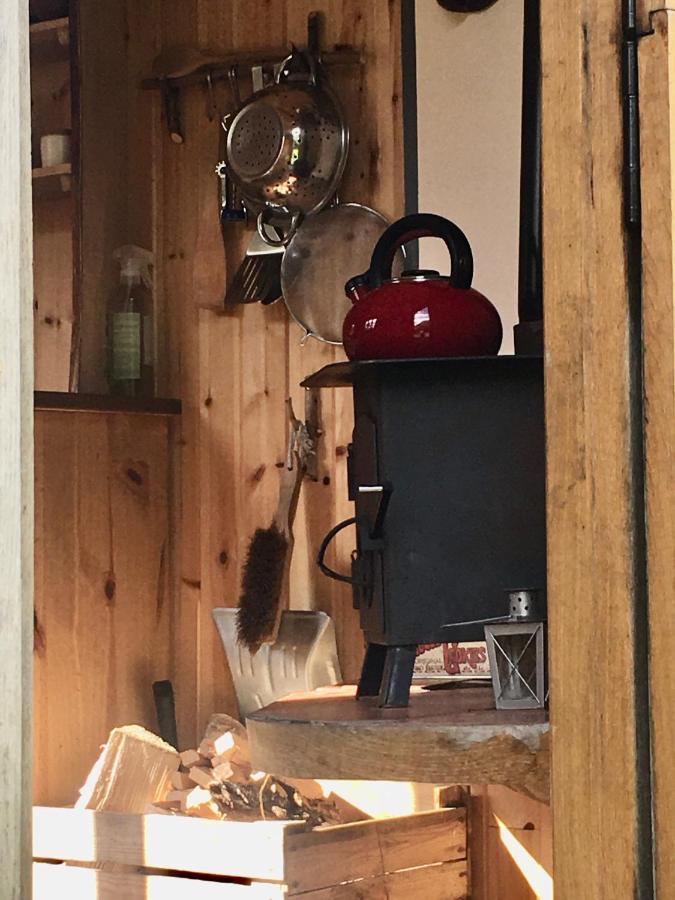 הוילה קאסל דאגלס Cosy Woodland Off Grid Shepherds Hut - Rowan מראה חיצוני תמונה